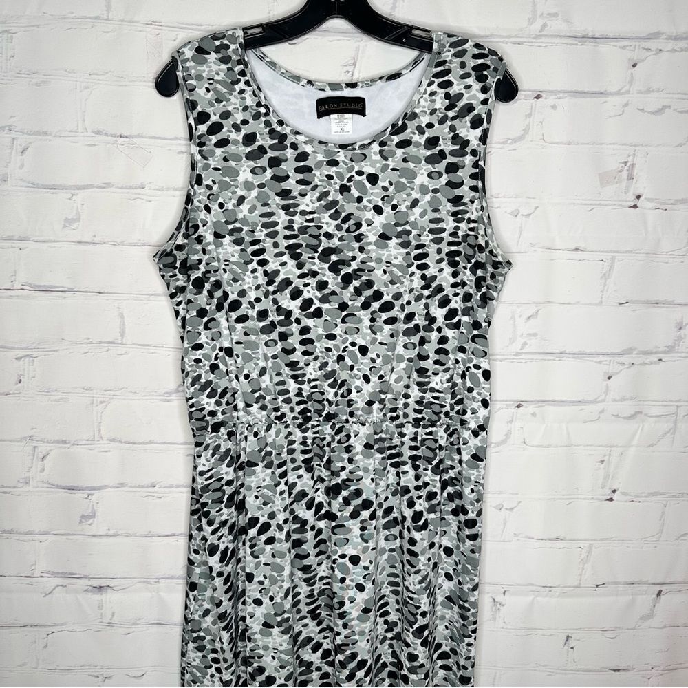 ‎Salon Studio XL gray dress